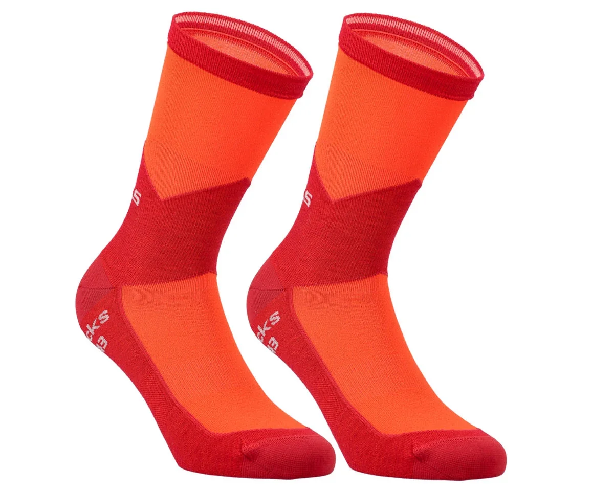 Q36.5 Hybrid 20 Socks (Red) (36-39)